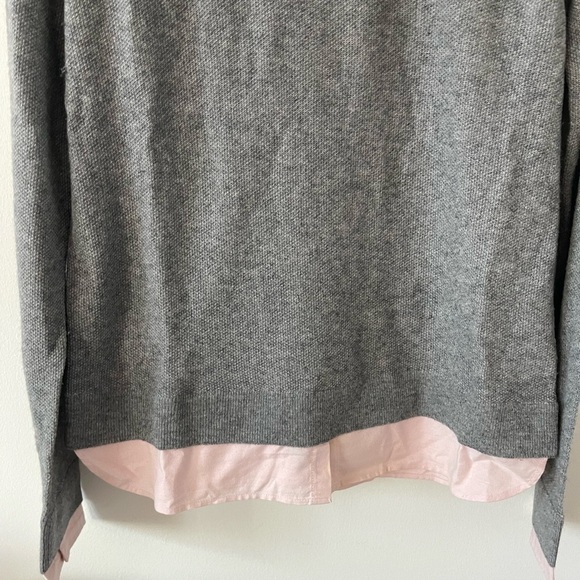 Joie Grey Layered Pink Sweater - Picture 4 of 5